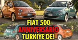 Fiat 500 Anniversario Türkiye'de!