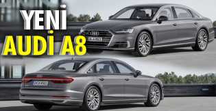 Yeni Audi A8, yüzünü gösterdi