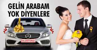 Gelin arabası arayanların yanında