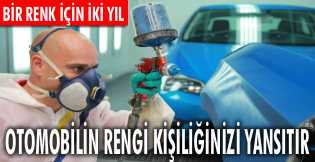 Otomobilin rengi kişiliğinizi yansıtır