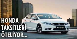 Honda taksitleri öteliyor