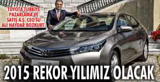 Bozkurt: 2015 Rekor yılımız olacak