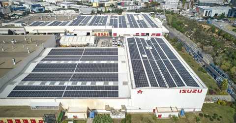 Anadolu Isuzu, enerjisini güneşten alacak