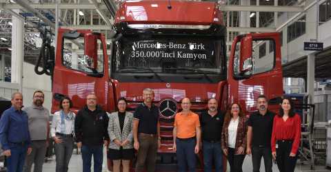 350 bininci kamyon üretildi