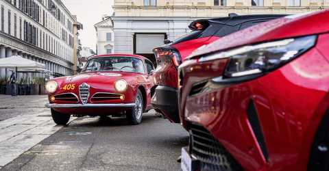 Alfa Romeo, 1000 Miglia yarışında start aldı