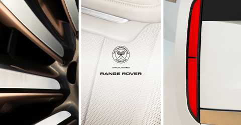 Tenis turnuvasının araç partneri; Range Rover