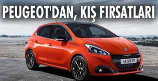 Peugeot'dan, Kış Fırsatları