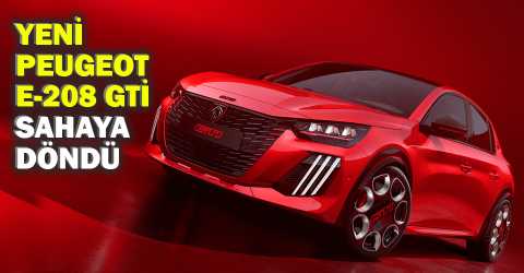 Peugeot E-208 GTi ile yeni dönem