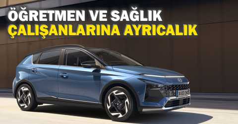 Öğretmen ve sağlıkçıya Hyundai ayrıcalığı