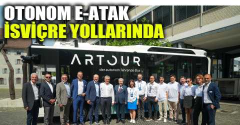 Karsan’dan İsviçre’ye otonom otobüs