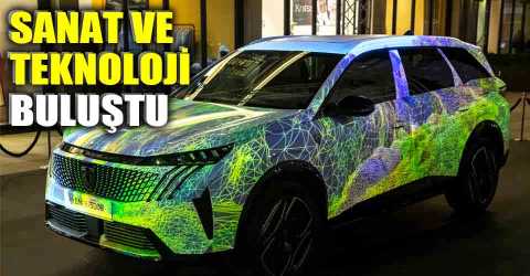 Peugeot E-5008 sanata dönüştü