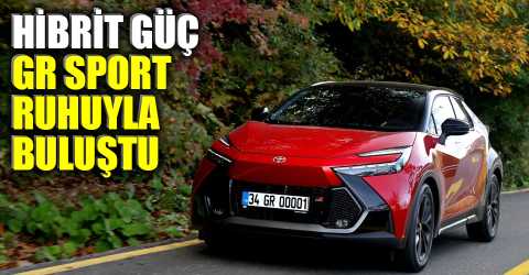 Toyota C-HR GR SPORT Türkiye'de