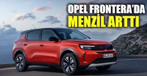 Opel Frontera elektrik: 408 km ile yollarda