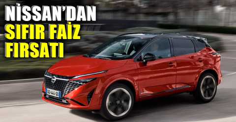 Nissan Türkiye’den %0 faizli kampanya