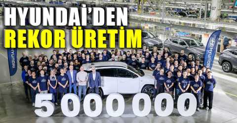 Hyundai 5 milyonuncu aracı üretti
