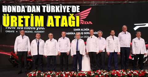 Honda Türkiye’den motosiklet yatırımı