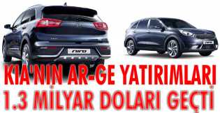 KIA'nın Ar-Ge yatırımları 1.3 milyar doları geçti