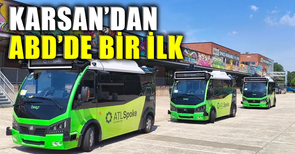 ABD’de yolcu taşıyan Türk otonom aracı