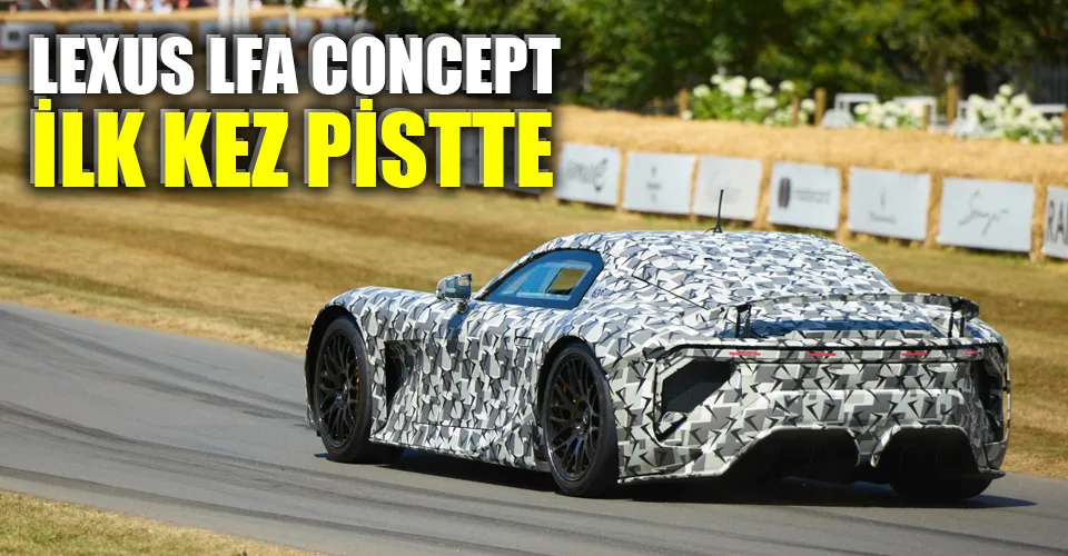 Lexus LFA Concept’ten sürpriz gösteri