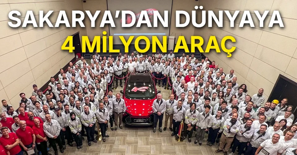 Toyota Türkiye 4 milyonuncu aracını üretti