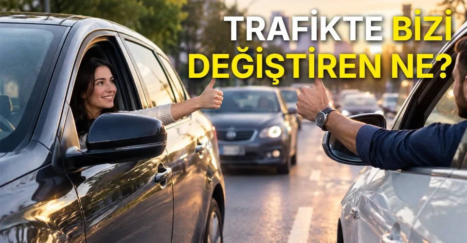 Arada bir otomobil var!
